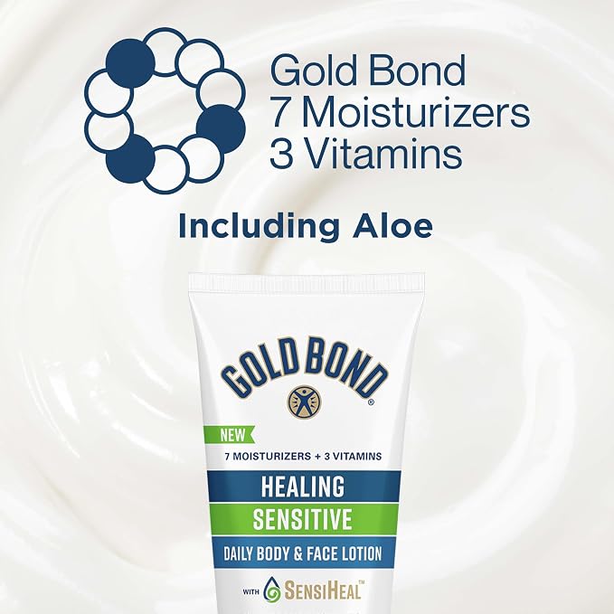 Gold Bond Healing Sensitive Daily Body & Face Lotion - Image 5