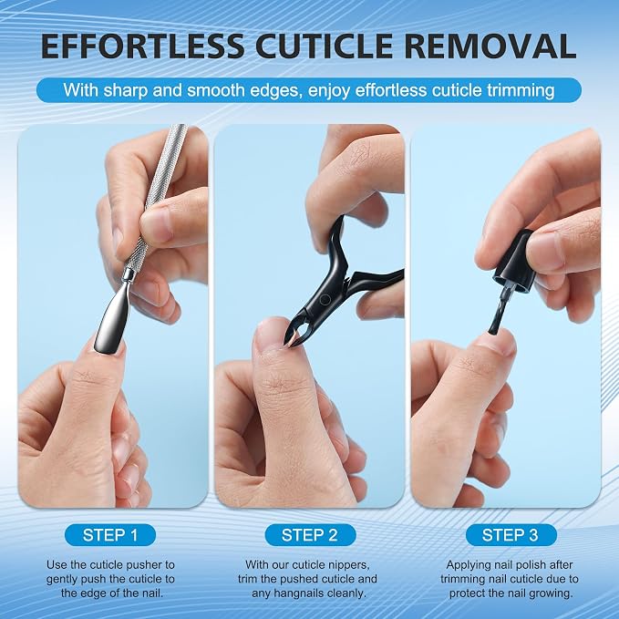 FERYES Professional 1/2 Jaw Cuticle Nippers - Image 5