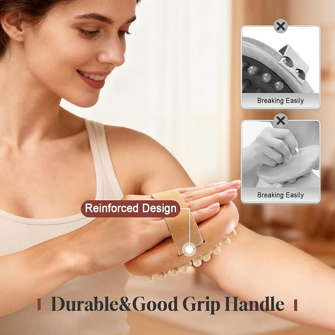 2 PCS Meridian Massage Brushes, Wood Therapy Massage Tools - Image 6