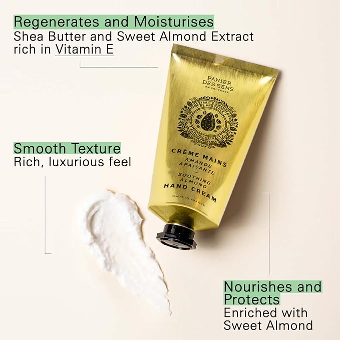 Panier des Sens – Sweet Almond Hand Cream – Moisturizing Hand Lotion - Image 2
