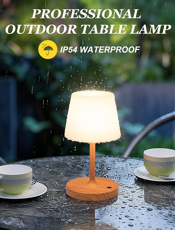 Kakanuo Cordless Shower Lamp Waterproof, Cordless Lamp - Image 5