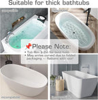 31.5" Bathtub Splash Guard for Kids & Toddlers- Silicone Play Shelf & Toy - Image 6