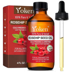 Yoken Rosehip Seed Oil for Face, 100% Pure and Natural Cold Pressed Unrefined by Yoken
