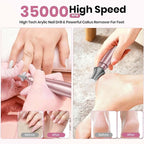 Cordless Nail Drill 35000RPM, Portable Electric Nail File - Image 3