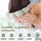 Ztomine Face Wash Headbands, Dark Khaki + Cement Ash - Image 2