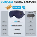 Cordless Heated Eye Mask for Dry Eyes Relief, - Image 4