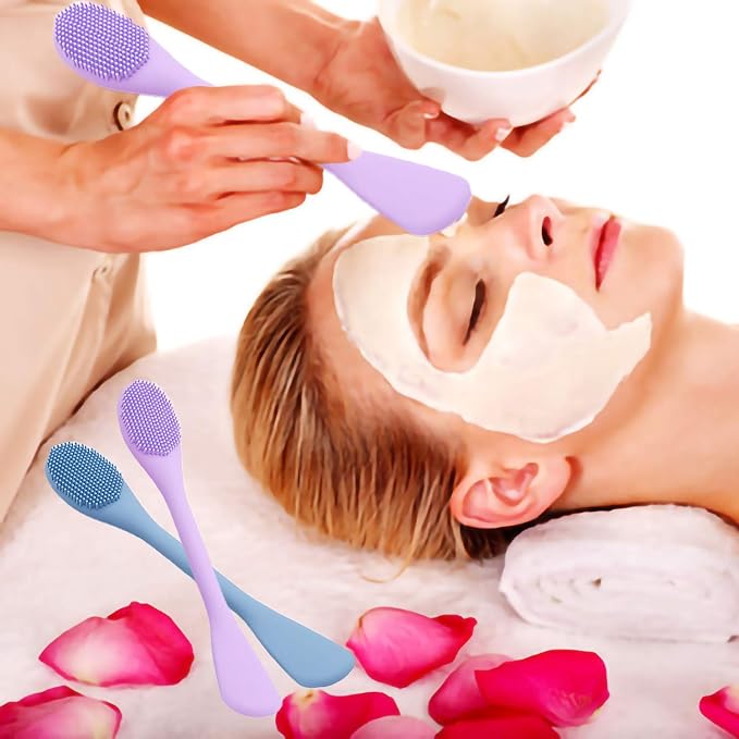 RamPula Silicone Facial Mask Applicator Face Masks Skincare Brush Facial - Image 7