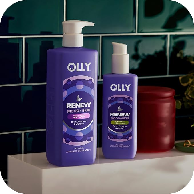 OLLY Renew Body Wash with Vitamin D, Retinol & Botanicals – Nourishing Cleanser - Image 5