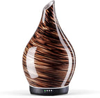 Porseme 280ml Essential Oil Diffuser Glass Color Changing Aroma Air Diffusers by Porseme