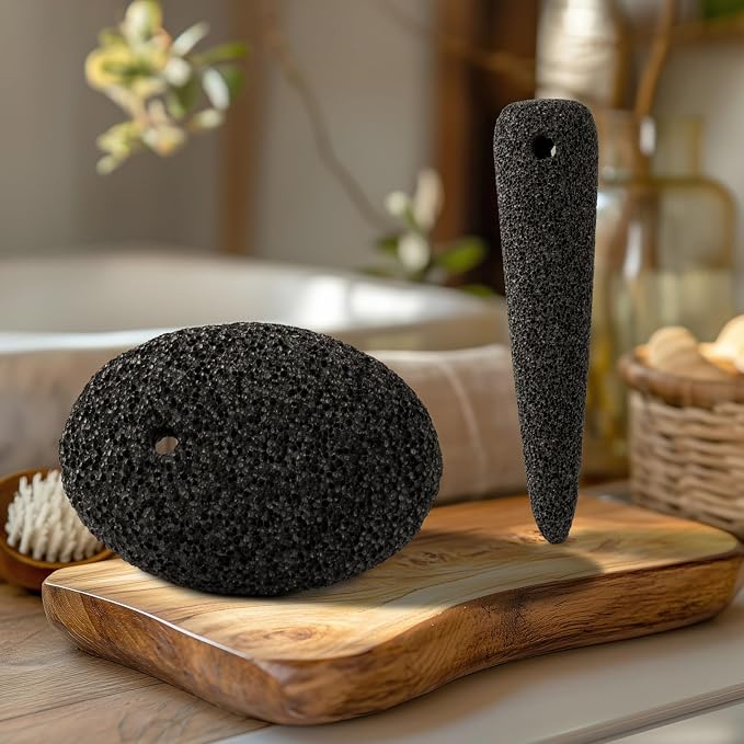 Natural Volcanic Pumice Stone for Feet & Hands. Foot Scrubber for Dead Skin - Image 7