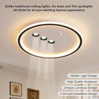 Shine LUEST Modern Round LED Flush Mount Ceiling Light - Image 8