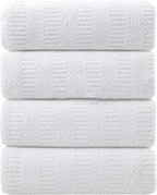 Ycosy 4 Pack Extra Large Microfiber Bath Towels Set, 35x70 inches, Less Lint by Ycosy