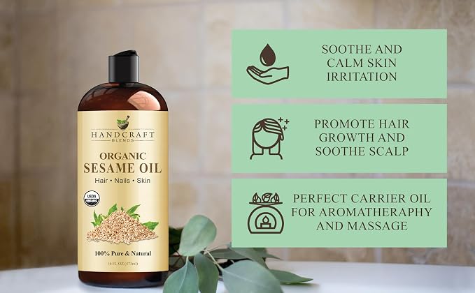 Handcraft Blends Organic Sesame Oil - Image 5