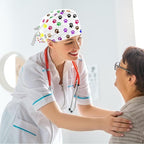 Ethnic Aztec Pattern Adjustable Scrub Cap Hat - Image 6