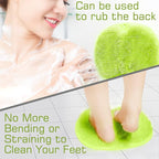 Shower Foot Scrubber Mat Back Washer Back Exfoliating Bath Wash Pad Wall - Image 3