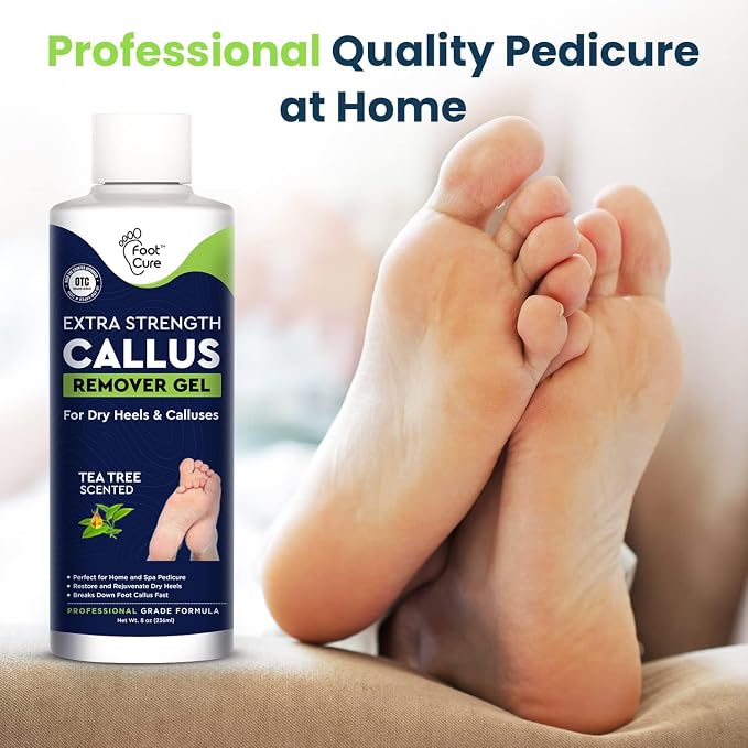 Callus Remover for Feet with Extra Strength Gel & Foot Pumice Stone Set - Image 7