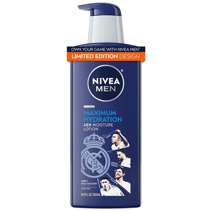 NIVEA MEN Real Madrid Limited Edition Design Maximum Hydration 48-Hour Moisture by NIVEAMen