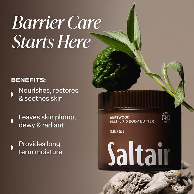 Saltair Multi-Lipid Body Butter – Hydrating 24-Hour Moisture – Body Cream - Image 2