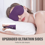YIVIEW Sleep Mask for Side Sleeper, Complete Light Blocking 3D Sleeping Eye Mask - Image 2