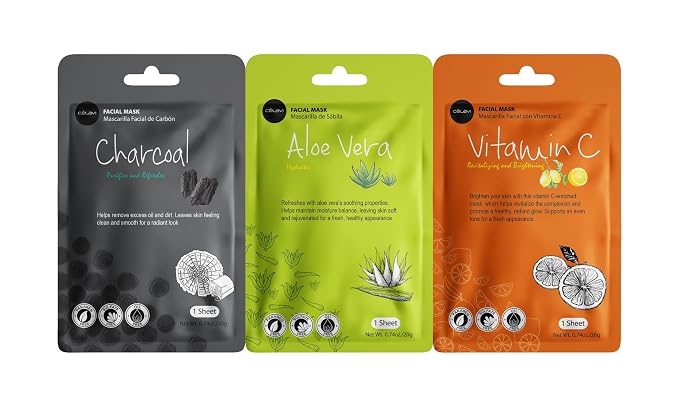 Celavi Essence Facial Sheet Face Mask Variety Set Classic Authentic Korean - Image 5
