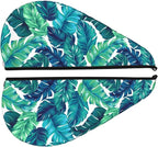 Tropical Palm Leaves Hair Towel Wrap Microfiber Fast Drying Hair Turban - Image 3