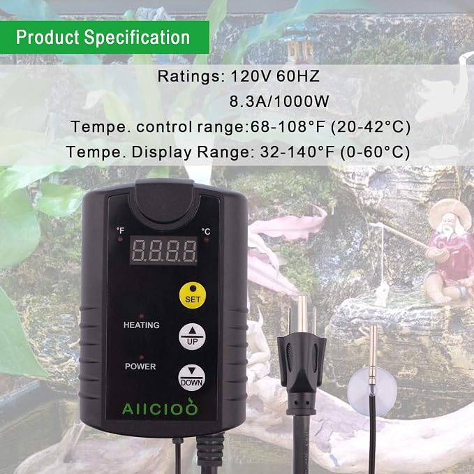 Aiicioo Under Tank Heater Thermostat - Image 6