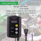 Aiicioo Under Tank Heater Thermostat - Image 6