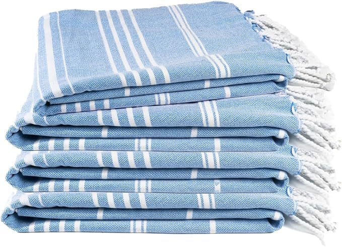 Cotton Turkish Beach Towel by 9Threads