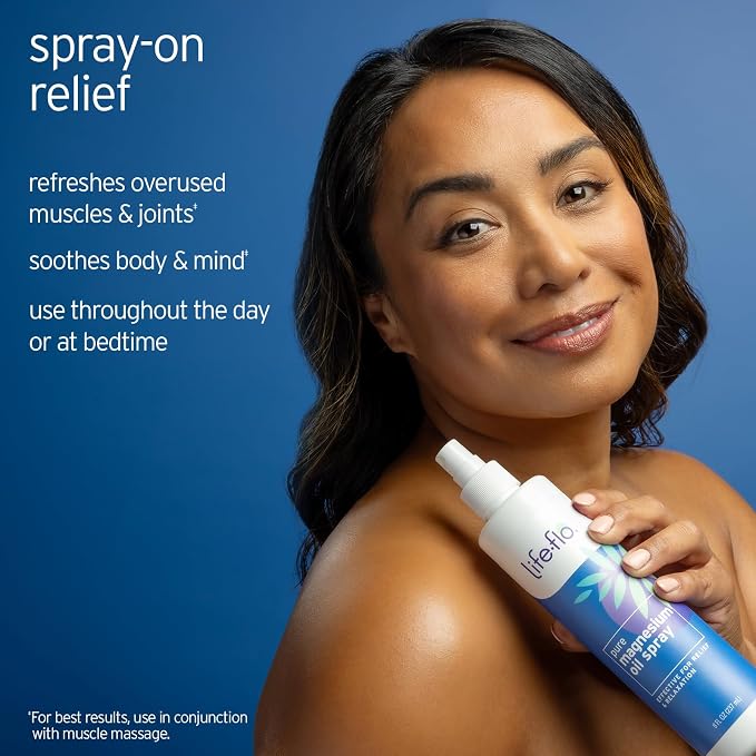 LIFE-FLO Magnesium Lotion and Pure Magnesium Oil Spray Bundle - Image 5