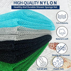 African Exfoliating Net, African Net Sponge, Nylon African Bathing Sponge Net - Image 4