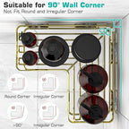 YASONIC Corner Shower Caddy, Rustproof Stainless Steel Shower Organizer - Image 7
