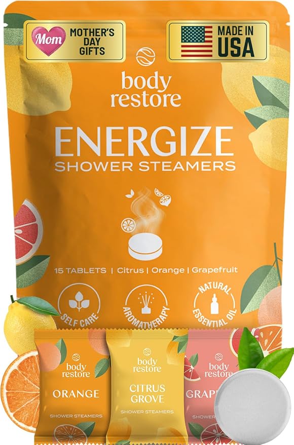 Body Restore Shower Steamers Aromatherapy 15 Pack – Mothers Day Gifts by BodyRestore