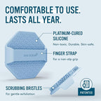 Sud Scrub® Antimicrobial Silicone Face Scrubber, 1 Pack, Gentle Face Exfoliator - Image 4