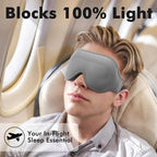 Sleep Eye Mask for Men Women, Weighted Sleeping Mask for Side Sleeper, Travel - Image 5