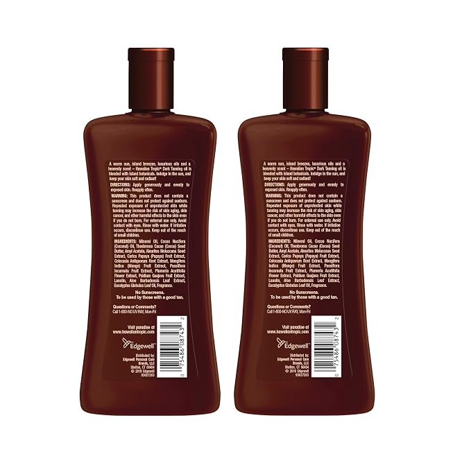 Hawaiian Tropic Dark Tanning Oil, 8 Fl Oz | Moisturizing Body Oil - Image 8