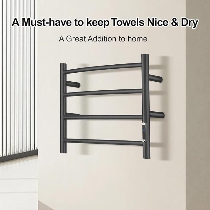 Electric Towel Warmer with Built-in Timer - Image 4