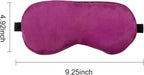 2 PCS Purple Satin Sleep Masks, Adjustable Silk Eye Mask - Image 4