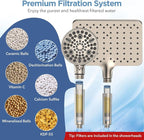 MakeFit Dual Filtered Rain Shower Head Combo, High Pressure Handheld Shower Head - Image 5