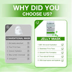 Jelly Mask for Facials Professional, Hydrating & Moisturizing Peel-Off Natural - Image 6