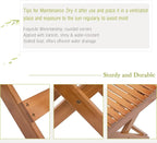 Folding Bamboo Stool for Shower, Leg Shaving and Foot Rest, Natural Bamboo - Image 7