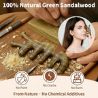 Green Sandalwood 4-in-1 Massage Comb & Gua Sha Tool - Image 5