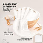 6-Pack Baby Washcloths – Soft Absorbent Viscose from Bamboo Washcloths - Image 4