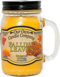 Our Own Candle Company, Falling Leaves Scented Mason Jar Candle, 100 Hour Burn by OurOwnCandleCompanycandles