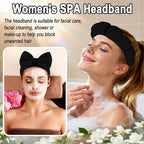 Zkptops 6Pcs Spa Headband for Washing Face Wristbands Set Women Bubble Makeup - Image 7