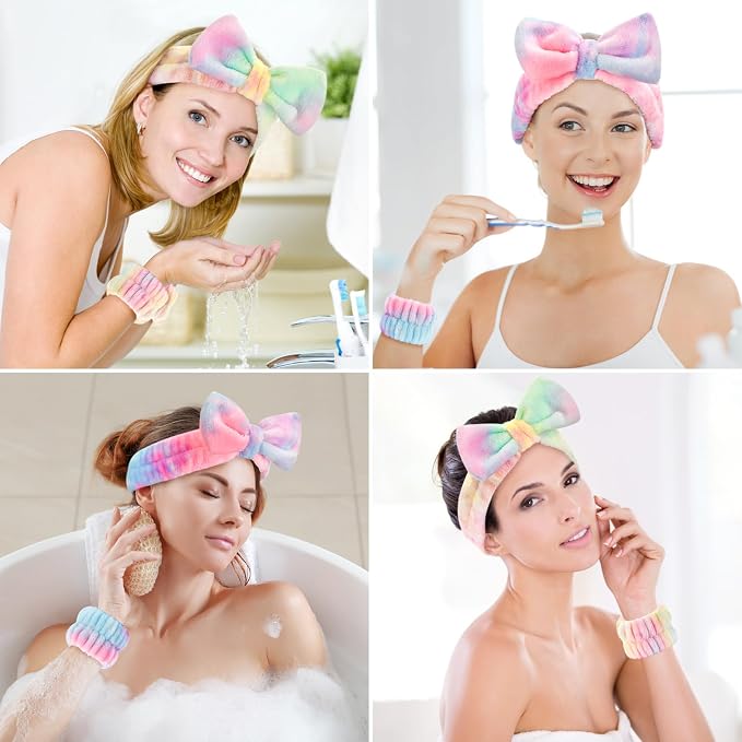 Wteehn 6pcs Headband and Wristband - Image 5