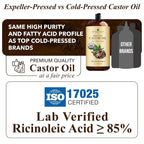 Handcraft Blends Organic Castor Oil 28 Fl Oz | 100% Pure and Natural | Premium - Image 2