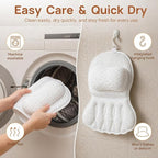 4D Air Mesh Bath Pillow for Tub, Soft Bathtub Cushion - Image 5
