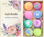 Bath Bomb Gift Set for Women, 8 Pac Bath Bombs for Girls, Natural Bubble - Image 2