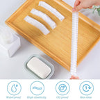 300 Pcs Disposable Shower Caps, 20.5In Large Plastic Bath Caps - Image 5
