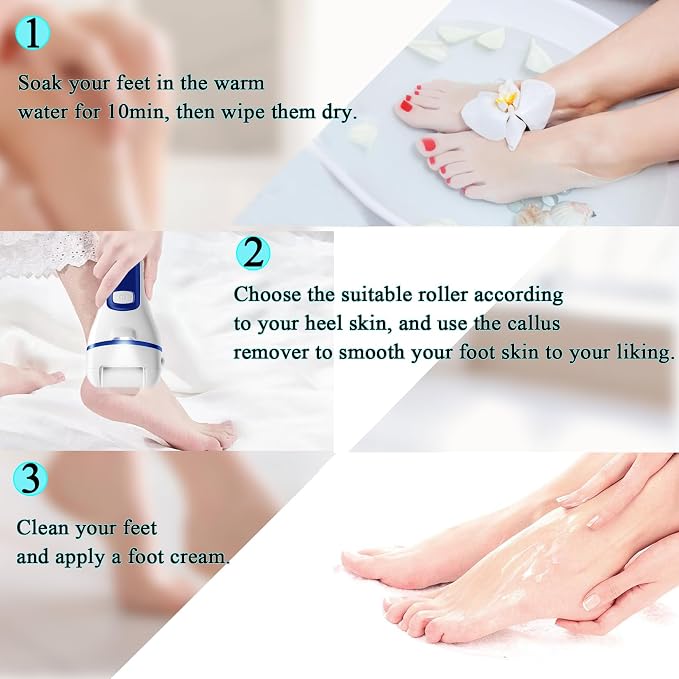 Callus Remover for Feet, 13-in-1 Professional Pedicure Tools Foot Care Kit - Image 7